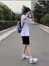 喬丹冰絲運動(dòng)短褲女士2025夏季新款寬松速干跑步休閑褲透氣五分褲子女 黑色【輕薄透氣-口袋有拉鏈】 M 曬單實(shí)拍圖