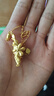 謝瑞麟（TSL）黃金手鏈玉蘭花系列女款足金手鏈婚嫁結(jié)婚禮物送禮XJ818 約5.2g 曬單實拍圖