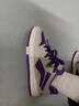 李寧女子板鞋2025夏季新款惟吾PRO 特別故事版滑板文化鞋AECV002 水滴灰/礦紫色AECV002-1 38 曬單實(shí)拍圖