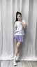 DUTRIEUX羽毛球服套裝男女速干衣情侶運(yùn)動(dòng)比賽服短袖防走光短褲裙訓(xùn)練隊(duì)服 羽你同行【女款】白色+紫裙褲L 曬單實(shí)拍圖