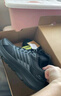 斯凱奇（Skechers）暮光鞋丨2025新品運(yùn)動(dòng)跑鞋男女款高回彈輕質(zhì)吸震綁帶休閑鞋 男款-黑色/灰色/BKGY 41 曬單實(shí)拍圖