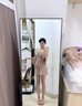 蜜樂奇貴氣休閑時尚輕奢氣質(zhì)性感純欲顯瘦辣妹連衣裙女披肩套裝春夏新款 披肩開衫+掛脖抹胸裙 (套裝) S 建議80-95斤 曬單實拍圖