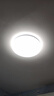 雷士（NVC）led吸頂燈陽(yáng)臺(tái)燈現(xiàn)代簡(jiǎn)約家用圓形房間臥室燈百搭燈具 24W正白光 曬單實(shí)拍圖