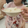 妙占奶油色飯碗ins可愛萌趣貓咪線圈陶瓷碗韓式沙拉碗酸奶碗漂亮 撞色貓咪碗【5.7寸】 曬單實拍圖