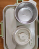 沃德百惠（WORTHBUY）316不銹鋼保溫飯盒上班族小學(xué)生專(zhuān)用餐盒便當(dāng)盒可微波爐加熱飯盒 316達(dá)達(dá)獅4格+餐具+湯碗+袋 曬單實(shí)拍圖