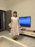 FIDQIOG國(guó)際品牌女童洋裝2025新款夏洋派童裝小女孩碎花裙夏季紗裙子兒童公主裙 紫色裙子:送同款配飾帽子 170 cm 曬單實(shí)拍圖