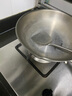赫巴茲（HZIB）德國(guó)炒鍋316不銹鋼炒菜鍋無涂層平底炒鍋電磁爐煤燃?xì)馔ㄓ?半玻璃蓋內(nèi)徑30外徑 32cm 曬單實(shí)拍圖