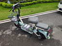 愛瑪電動自行車歡樂豆48V12Ah鉛酸電池續(xù)航40km新國標迷你踏板 源彩塔塔綠 曬單實拍圖