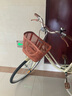京東京造 CT200城市自行車單速成人學(xué)生男女士通勤單車奶油黃 曬單實拍圖