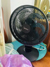 美的（Midea）臺式電風(fēng)扇七葉柔風(fēng)輕音臥室宿舍廣角遠距交流定頻臺扇辦公室桌面節(jié)能省電搖頭小型電扇 FGAU30D 曬單實拍圖