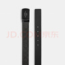 蔻馳（COACH）奧萊男士飾片扣可裁剪雙面腰帶禮物，38MM QB/炭黑色/黑色 曬單實(shí)拍圖
