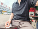 GXG男裝 商場(chǎng)同款直筒西裝褲男休閑長(cháng)褲夏 咖色 170/M 曬單實(shí)拍圖
