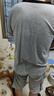 莫代爾睡衣男夏季棉質(zhì)短袖短褲青年學(xué)生家居服寬松大碼薄款套裝夏天外穿 YN1006 XL （建議125-145斤） 曬單實(shí)拍圖