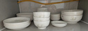 嘉蘭陶瓷碗家用10個吃飯碗套裝清新餐具加厚面碗2025新款碗盤組合 10碗10盤（5碗+8盤） 曬單實拍圖