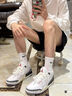 耐克（NIKE）Jordan官方耐克喬丹AJ312男子運(yùn)動(dòng)鞋秋季緩震低幫CD7069 124白/深藏青/淺灰/冷灰 44.5 曬單實(shí)拍圖