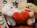 X11 SPACE線條小狗貼貼毛絨吊卡 毛絨擺件玩具 送女友送閨蜜 愛(ài)心小狗 曬單實(shí)拍圖