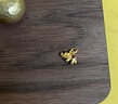 金小貅黃金吊墜古法點(diǎn)鉆小滴溜足金鑲嵌小金象金花掛墜泡泡手串DIY配件 1.3g,小吉象吊墜-多退少補(bǔ) 曬單實(shí)拍圖