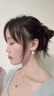 Lnieer設(shè)計感花朵珍珠耳圈女小眾百搭耳環(huán)2025新款爆款氣質(zhì)網(wǎng)紅耳釘耳飾 森系珍珠花朵耳環(huán)【電鍍加厚上色】 曬單實(shí)拍圖