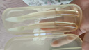 皇寵皇寵硅膠勺子新生嬰兒輔食勺子碗喂奶喂水寶寶吃米糊專用硅膠軟勺 新生兒勺+輔食勺【含盒】+刮泥勺 曬單實(shí)拍圖