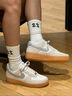耐克（NIKE）AirForce1'07LV8ESS+低幫板鞋男款米灰 米灰 45 曬單實拍圖