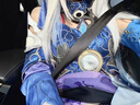 鏡流cos服崩壞星穹鐵道二次元?jiǎng)勇螒騝osplay游戲扮演服漫展套裝 崩壞：鏡流大大+仿真發(fā) XS 曬單實(shí)拍圖