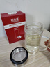 領(lǐng)臣（LINGCHEN）玻璃茶杯辦公室個(gè)人專用高級(jí)泡茶杯家用雙層帶把手大容量男女水杯 曬單實(shí)拍圖