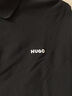 雨果博斯（HUGO BOSS）男士LOGO徽標(biāo)圖案短袖POLO衫 黑色 50466182 002 XXL 曬單實拍圖