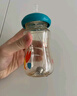 日康（rikang）吸管奶瓶 6個(gè)月+帶重力球?qū)捒谀唐?PPSU帶手柄240ml 藍(lán)色N1063-1 曬單實(shí)拍圖