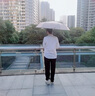 威爾基雨傘傘雨傘全自動(dòng)遮陽(yáng)傘自動(dòng)太陽(yáng)傘大號(hào)兩用超大號(hào)便攜晴雨防暴雨 梧桐米色10骨自動(dòng)雨傘 曬單實(shí)拍圖