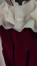 衣諾坊女童禮服長(zhǎng)裙兒童花童女孩演出服 紅色紗袖長(zhǎng)裙130cm 曬單實(shí)拍圖