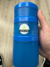 Blender Bottle蛋白粉搖搖運(yùn)動(dòng)健身水杯便攜男女士代餐杯子 3層可拆粉盒附彈簧球 3層儲(chǔ)物罐 - 湖藍(lán)色500ml 曬單實(shí)拍圖