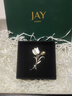 Jay西服胸針女胸花飾品禮盒送媽媽長(zhǎng)輩生日禮物七夕情人節(jié) 金色 曬單實(shí)拍圖