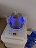 益茶福全自動上水電熱水壺茶臺燒水壺飲水燒水一體機玻璃底部上水單壺茶幾煮茶壺保溫泡茶壺開水壺煲水壺 1L 藍光玻璃壺ZC-S516套裝 曬單實拍圖