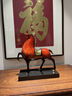 RWTW全銅唐馬擺件辦公室裝飾馬到成功大漆工藝品喬遷開業(yè)禮物 一馬當(dāng)先延禧紅29*13.5*33.5cm 曬單實(shí)拍圖