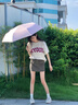 颯望德國(guó)防曬傘膠囊太陽(yáng)傘黑膠遮陽(yáng)傘防紫外線小巧便攜雨傘雙層防曬傘 【碎冰藍(lán)】100%冰感防曬-小巧便攜-久撐不累 曬單實(shí)拍圖
