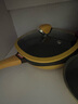 邁巴勒聚油煎鍋平底鍋不粘鍋家用燃?xì)庠铍姶艩t通用28CM 曬單實(shí)拍圖