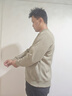 真維斯衛(wèi)衣男2025秋季新款加固領(lǐng)口設(shè)計(jì)圓領(lǐng)運(yùn)動(dòng)無帽男士長袖上衣外套GW 抹茶綠#ZS純色 XL 曬單實(shí)拍圖