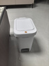 佳幫手腳踏垃圾桶10.4L家用腳踩+手按雙開蓋廚房衛(wèi)生間廁所客廳臥室?guī)w 曬單實拍圖