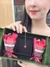 GUSKI法國品牌四葉草手鏈女士幸運(yùn)紅瑪瑙高級(jí)首飾紀(jì)念日生日禮物送女友 紅瑪瑙四葉草手鏈【當(dāng)/次日達(dá)】 曬單實(shí)拍圖