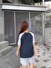 LAZY DAY TREND戶(hù)外騎行吸汗速干運動(dòng)T恤男夏季輕薄透氣涼感拼色短袖潮 深海蘭 L 曬單實(shí)拍圖
