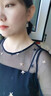 Jay港風(fēng)耳環(huán)耳墜女時(shí)尚飾品耳飾圓臉顯瘦送長輩送媽媽生日禮物 灰色 曬單實(shí)拍圖