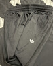 adidas馬思純同款寬松側邊拉鏈闊腿運動褲女裝新款阿迪達斯三葉草 黑色     M 曬單實拍圖