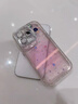雅思戀 韓系閃鉆星星適用蘋果16promax手機殼2025新款iphone15自帶鏡頭膜14輕奢女款16全包防摔高級感 【粉色】全包邊雙面鑲鉆*自帶閃粉鏡頭膜 iPhone 16 Promax 曬單實拍圖