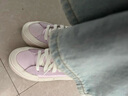 匡威（Converse）官方 悠游男女厚底鞋UU鞋面包鞋粉紫色淺紫色A09841C A09841C （推薦選小半碼） 38 曬單實(shí)拍圖