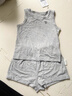 格里尼Griny夏季寶寶家居服薄款內穿背心竹纖維兒童男童女童短褲 暮光粉-背心 100 （建議身高90-102cm） 曬單實(shí)拍圖