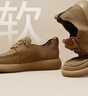 百麗方糖吐司潮搭休閑男舒適牛皮吐司鞋戶(hù)外工裝鞋8LT01CM4 土黃 41 曬單實(shí)拍圖