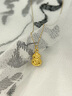 周金生黃金項(xiàng)鏈碎碎冰葫蘆吊墜項(xiàng)鏈足金999送女友老婆七夕情人節(jié)禮物 碎碎冰葫蘆吊墜【贈(zèng)銀鏈+禮盒禮袋】 0.3g 曬單實(shí)拍圖