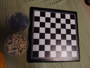 得力（deli）國際象棋小學(xué)生磁吸兒童便攜chess帶磁性棋盤比賽專用西洋棋 【大號(hào)】磁性國際象棋 曬單實(shí)拍圖