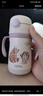 膳魔師（THERMOS）兒童保溫杯水杯吸管杯學飲杯316L不銹鋼把手學生杯超輕暢吸杯TCKC 曬單實拍圖