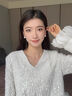 DAISY DREAM999銀針施家大珍珠耳釘女氣質(zhì)時(shí)尚高級(jí)感耳環(huán)2025年新款復(fù)古耳飾 Fever同款珍珠耳釘8mm 曬單實(shí)拍圖